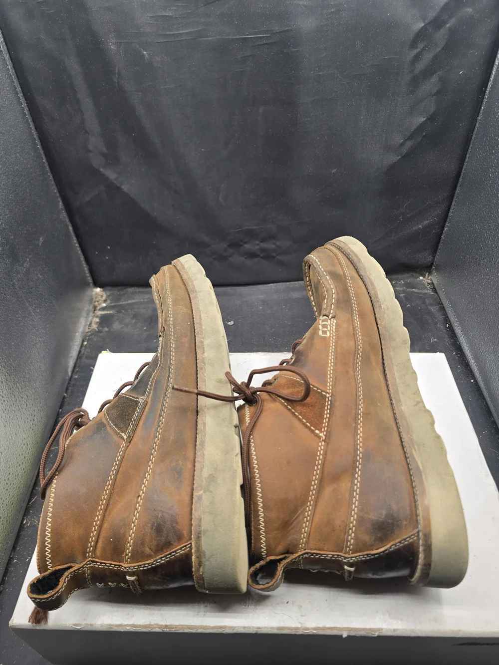 Twisted X Brown Leather‎ Chukka Moc Toe Boots